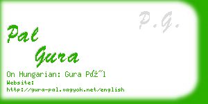 pal gura business card